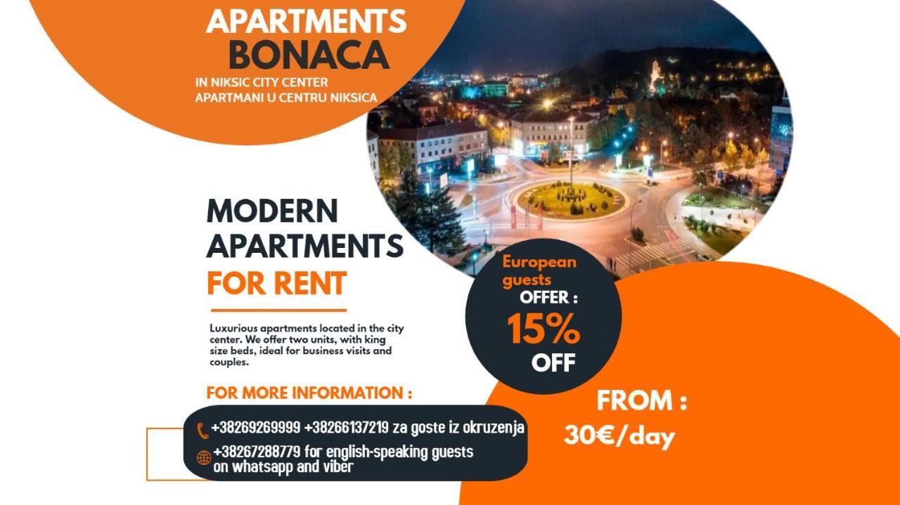 Apartmani Bonaca U Centru Niksica ภายนอก รูปภาพ
